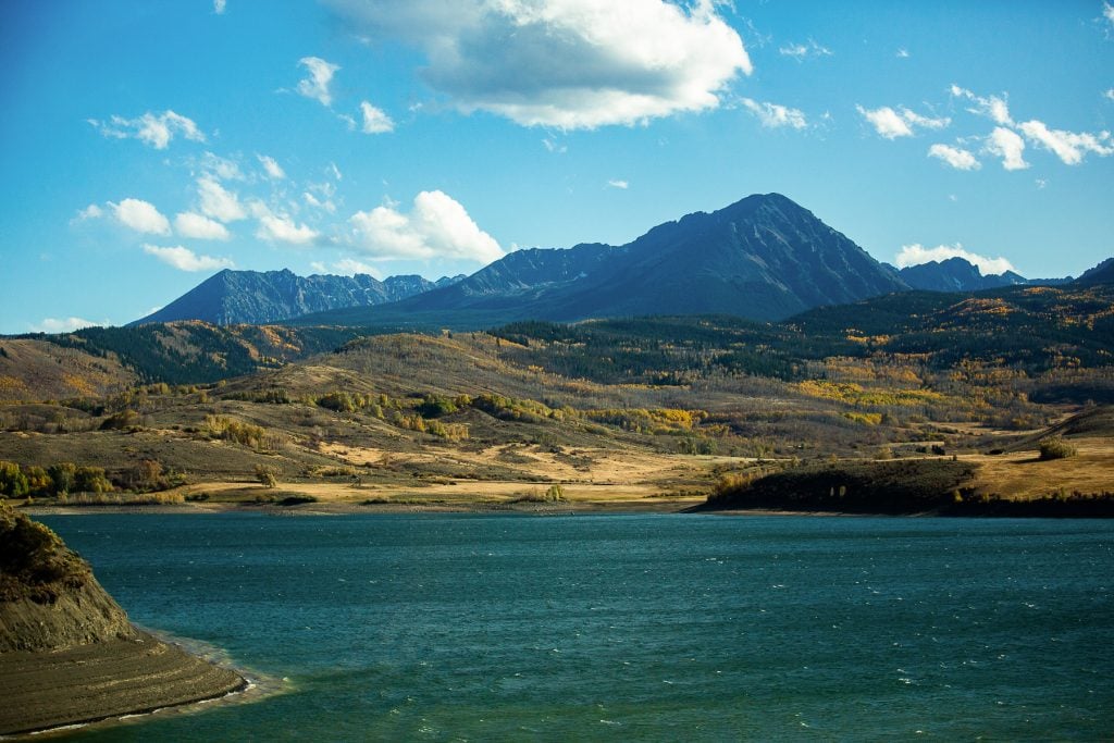 Green mountain reservoir elopement location in Heeney Colorado