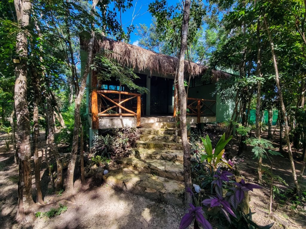 A jungle villa in central Cozumel.