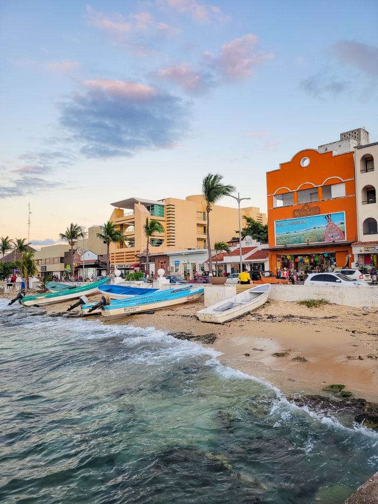 The town of cozumel makes a great place to elope.