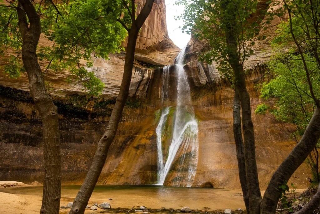 Calf Creek Falls by utah elopement photographer Lucy Schultz.