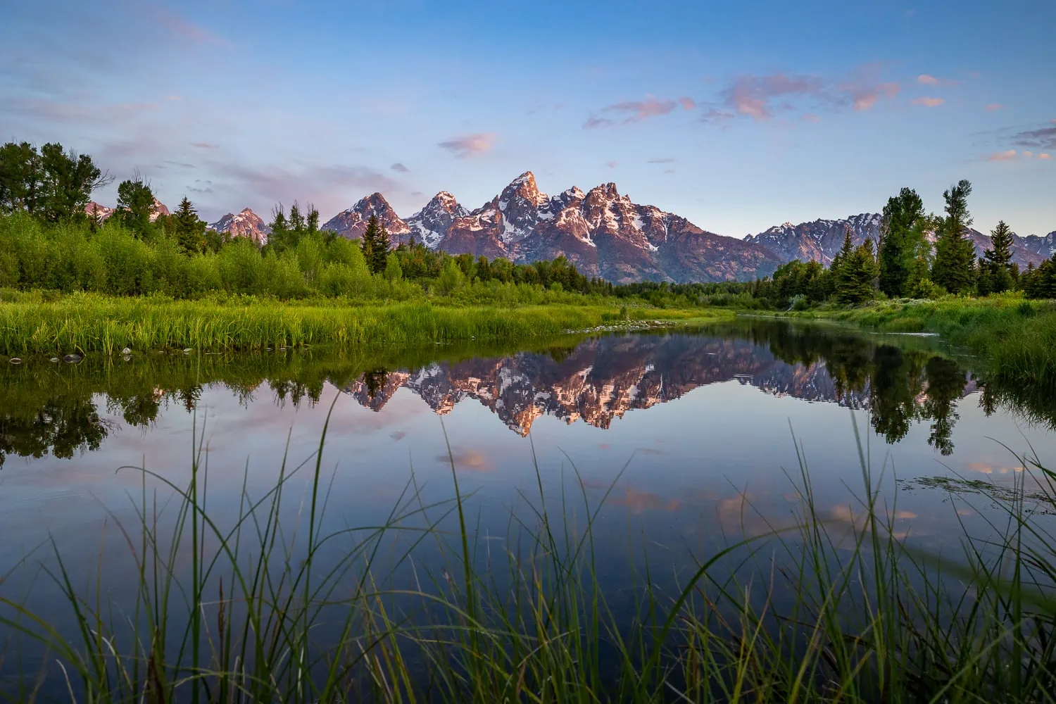 A beautiful landscape photo of Grand Tetons National Park taken by photographer Lucy Schultz.