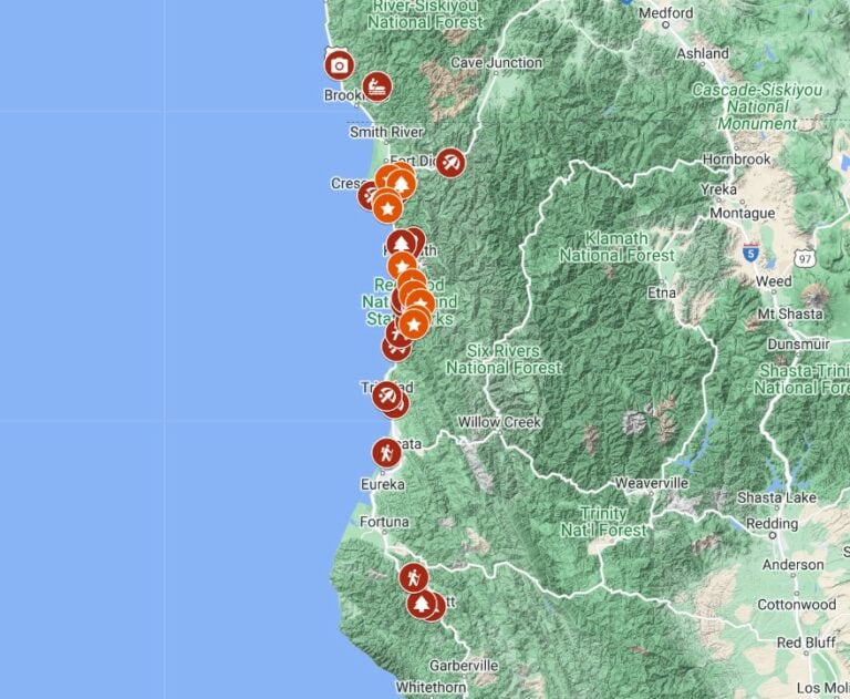 Redwoods National Park Location Guide