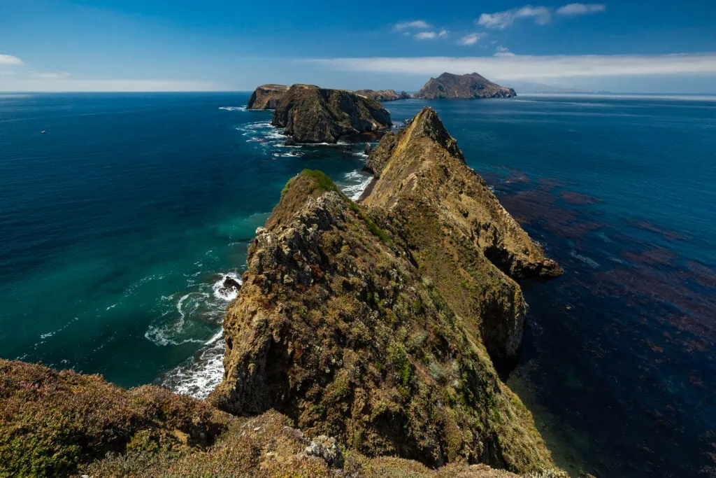 The epic view of the Channel Islands from Inspiration point in California makes it one of the most unique places to elope in the us.